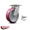 Service Caster 6 Inch Kingpinless Poly on Aluminum Wheel Swivel Caster with Swivel Lock SCC SCC-KP30S620-PAR-BSL - alternate 5